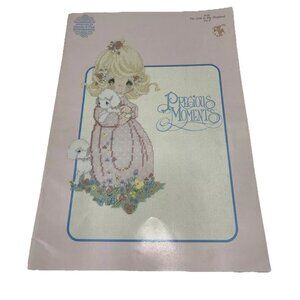 Cross Stitch VTG Precious Moments Counted PM 17 Gloria & Pat 14 Projects 1987